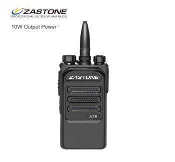 Zastone A28 10W Professional Long Range Walkie Talkie 10km UHF 400-480MHz Two Way Ham Radio HF Transceiver Police Equipment