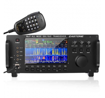 ZASTONE ZT7500 SDR Short Wave Transceiver HF LF 6M VHF UHF DDC DUC All Mode Mobile Radio 20W 0-750MHZ Receive Touch Screen